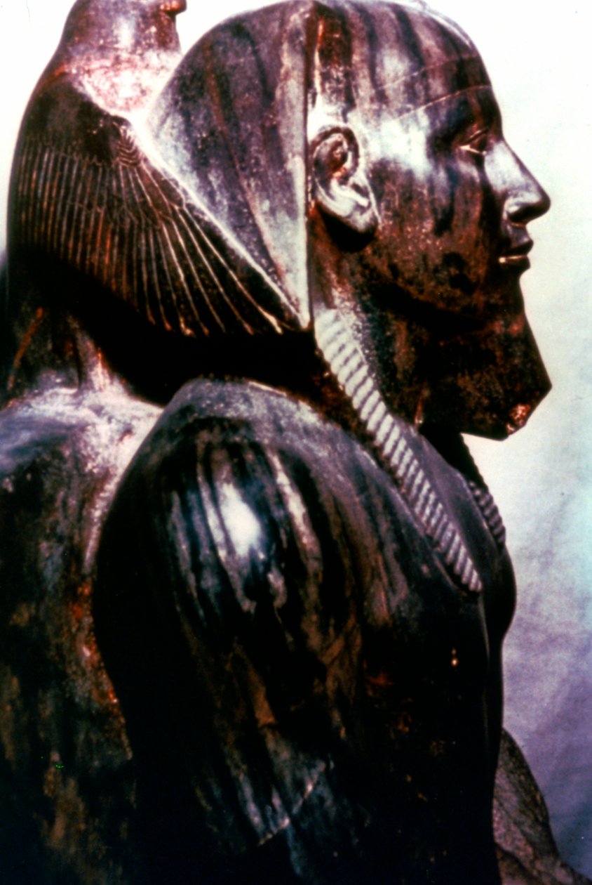 Statue eines Pharaos, Ägypten, 4. Dynastie von Unbekannt