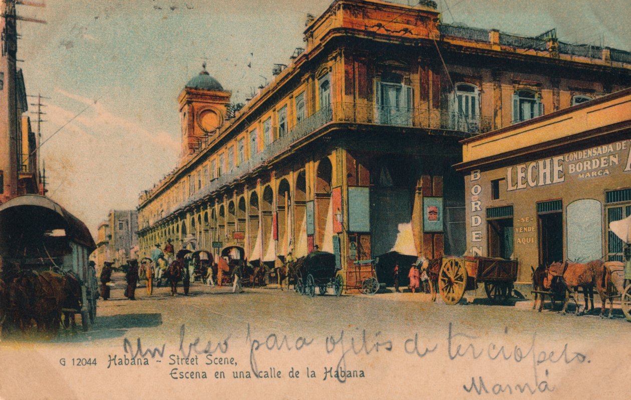 Straßenszene, Havanna, Kuba, um 1910 von Unbekannt