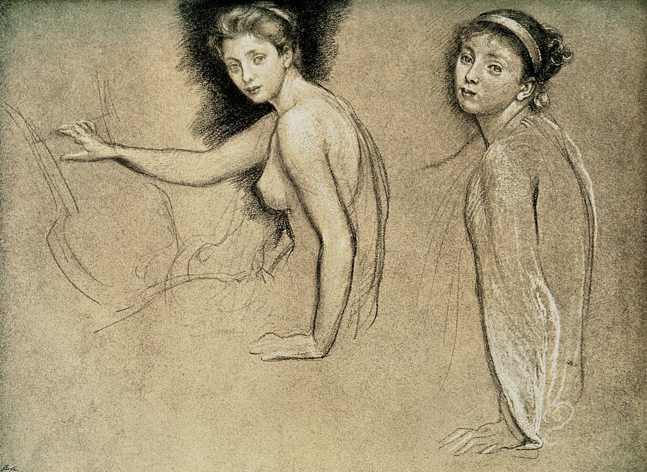 Studie, 1895 von Unbekannt