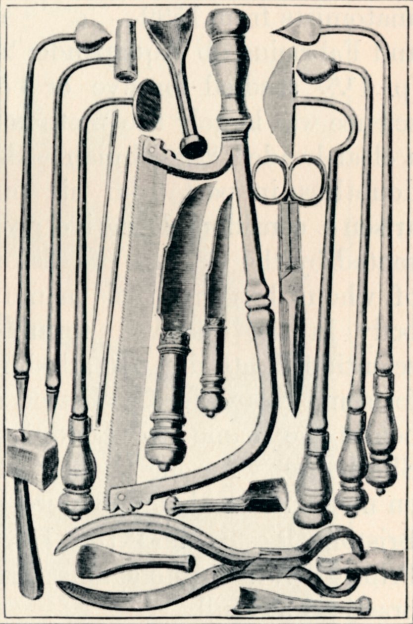 Chirurgische Instrumente von Unbekannt