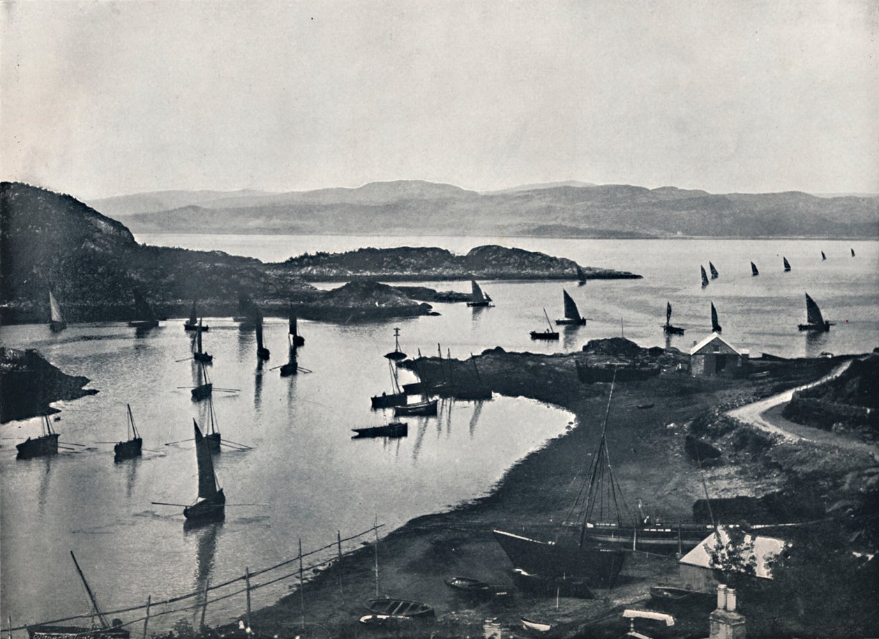 Tarbert - Fischerboote fahren aus von Unbekannt
