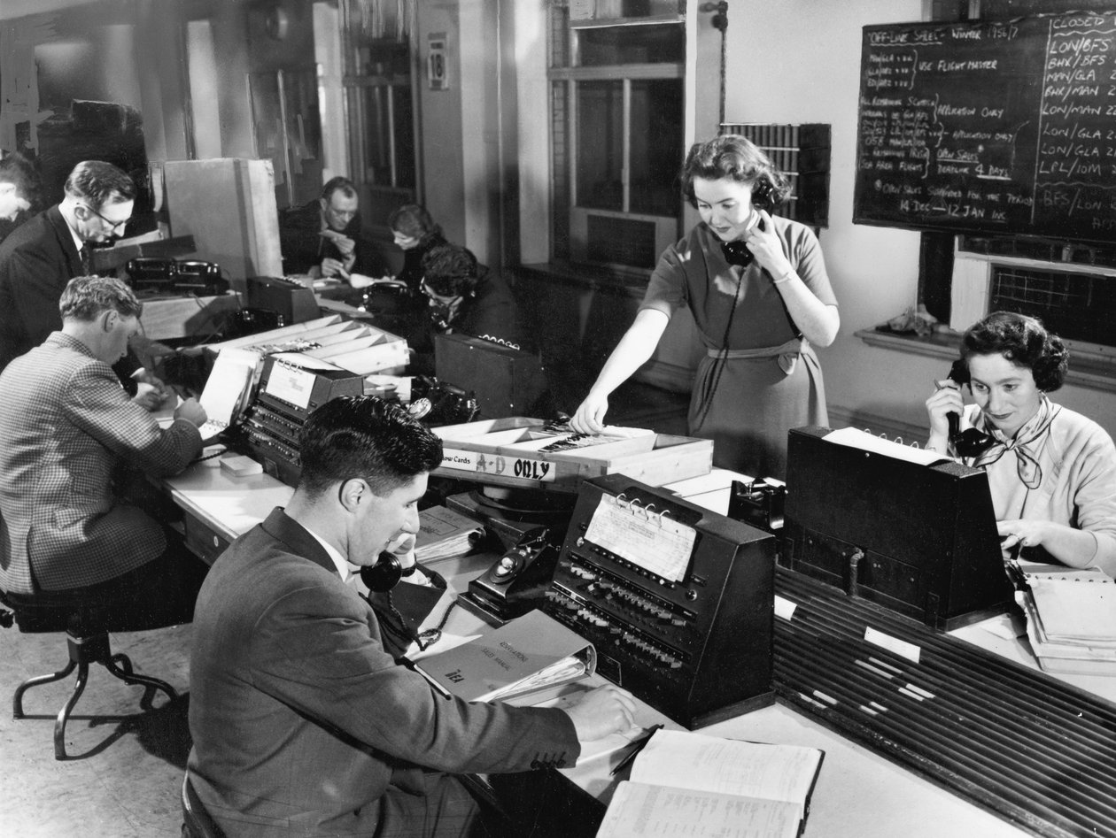 Telefonzentrale, 1956 von Unbekannt