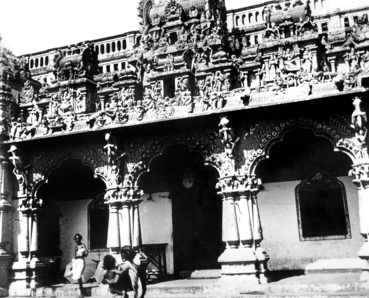 Tempel, Singapur, 1900 von Unbekannt