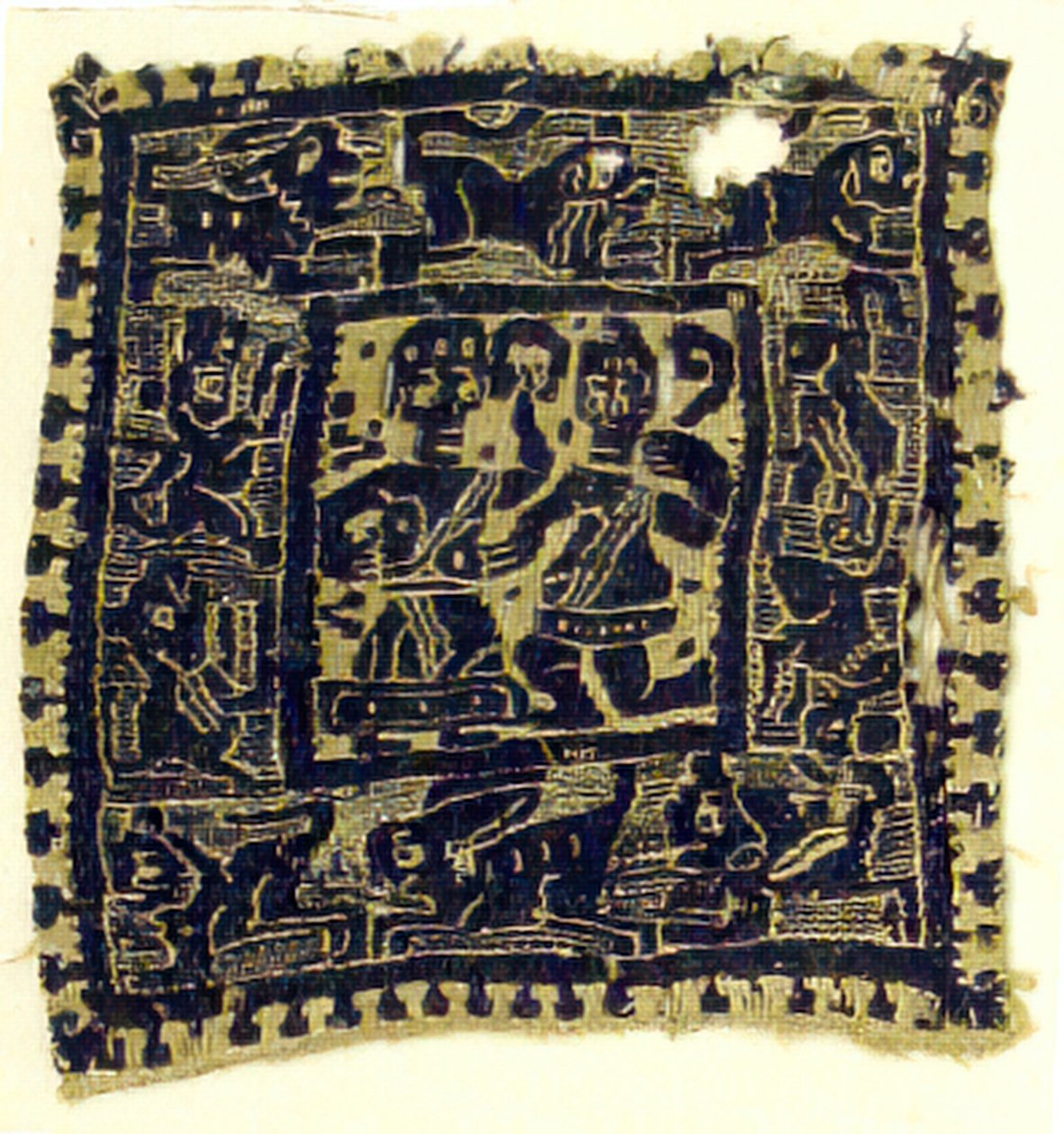 Textilfragment, koptisch, frühes 6. Jahrhundert von Unbekannt