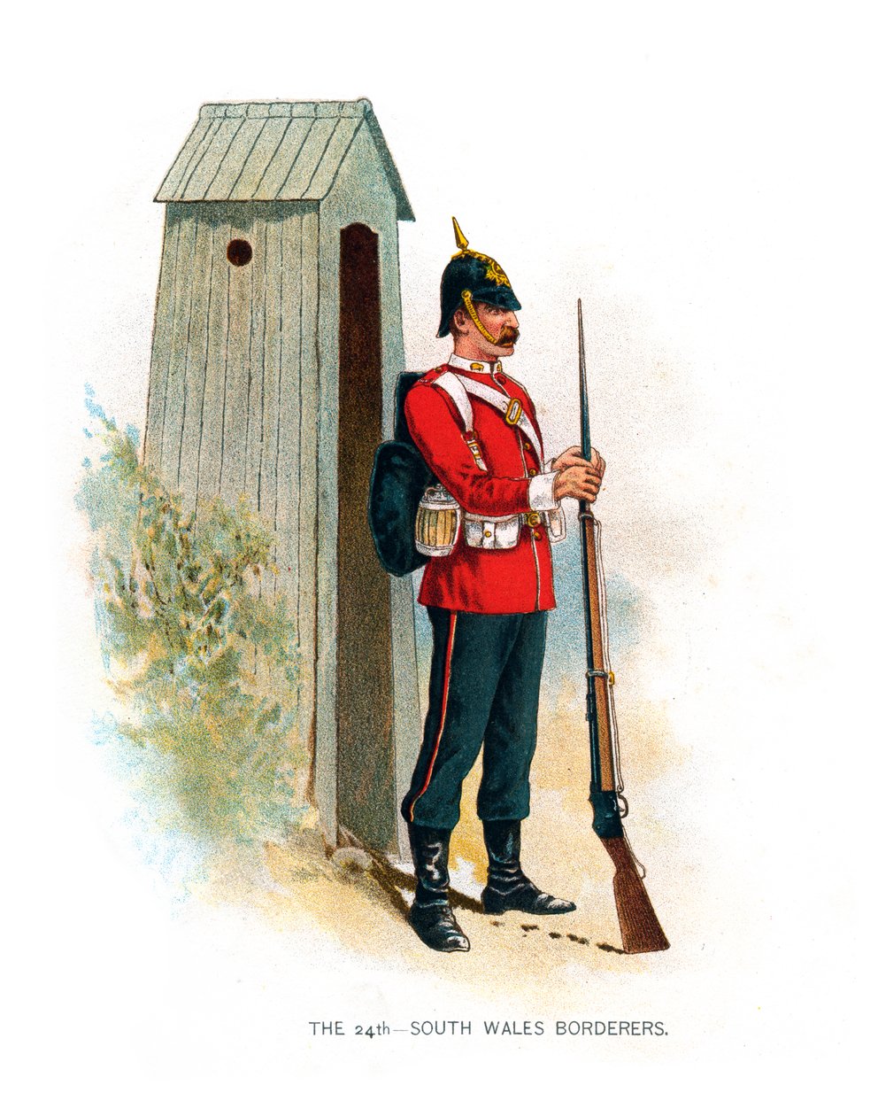 Die 24. South Wales Borderers, ca. 1890 von Unbekannt