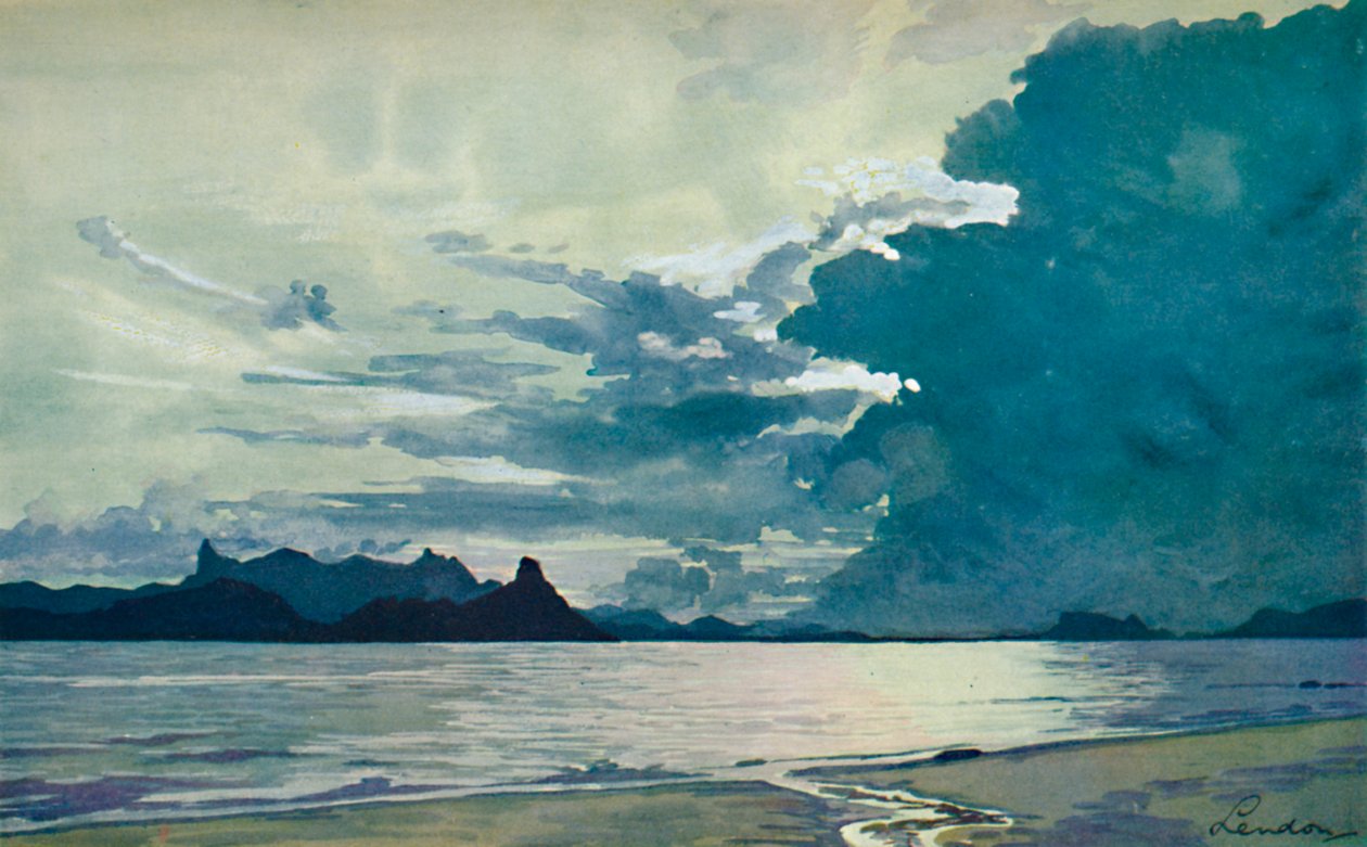 Die Bucht von Guanabara, 1914 von Unbekannt