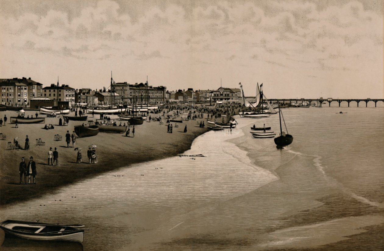 Der Strand, Yarmouth von Unbekannt