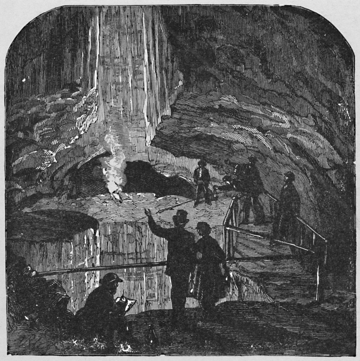Der bodenlose Abgrund, 1883 von Unbekannt