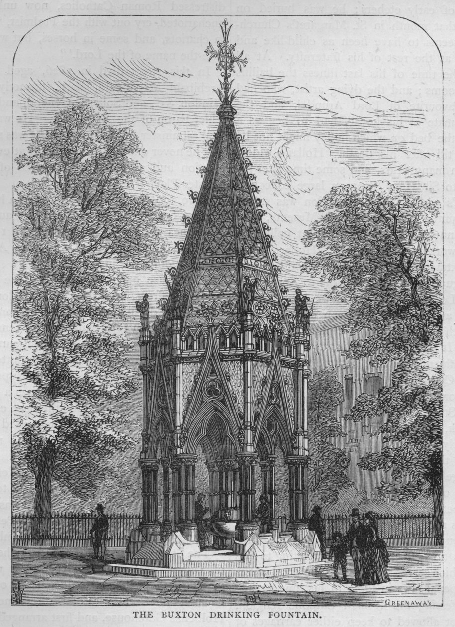 Der Buxton Trinkbrunnen, Westminster, London, um 1870 1878 von Unbekannt