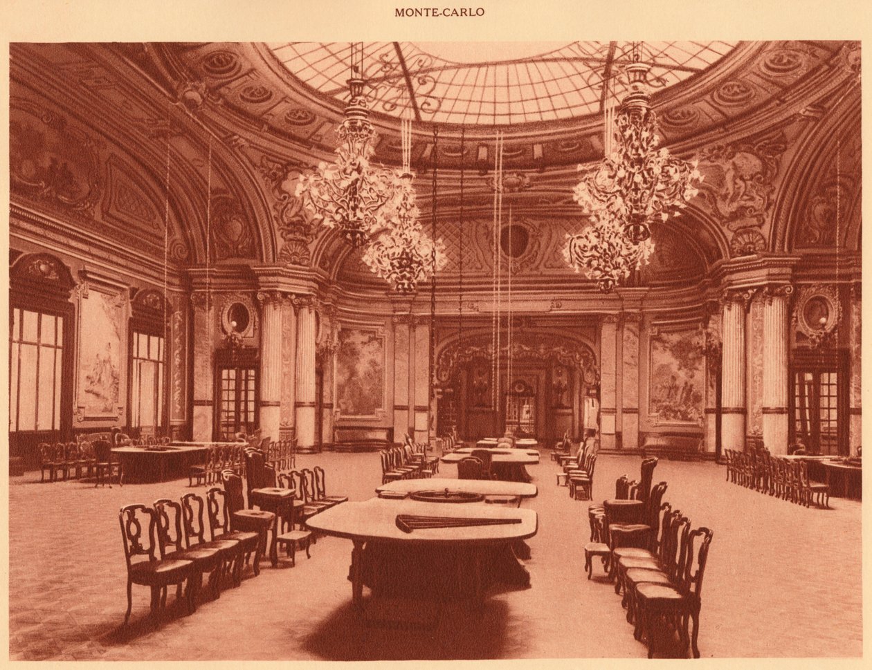 Das Casino - Schmits Halle, Monte Carlo von Unbekannt