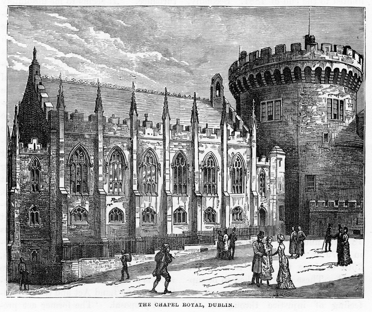Die Königliche Kapelle, Dublin, 19. Jahrhundert von Unbekannt