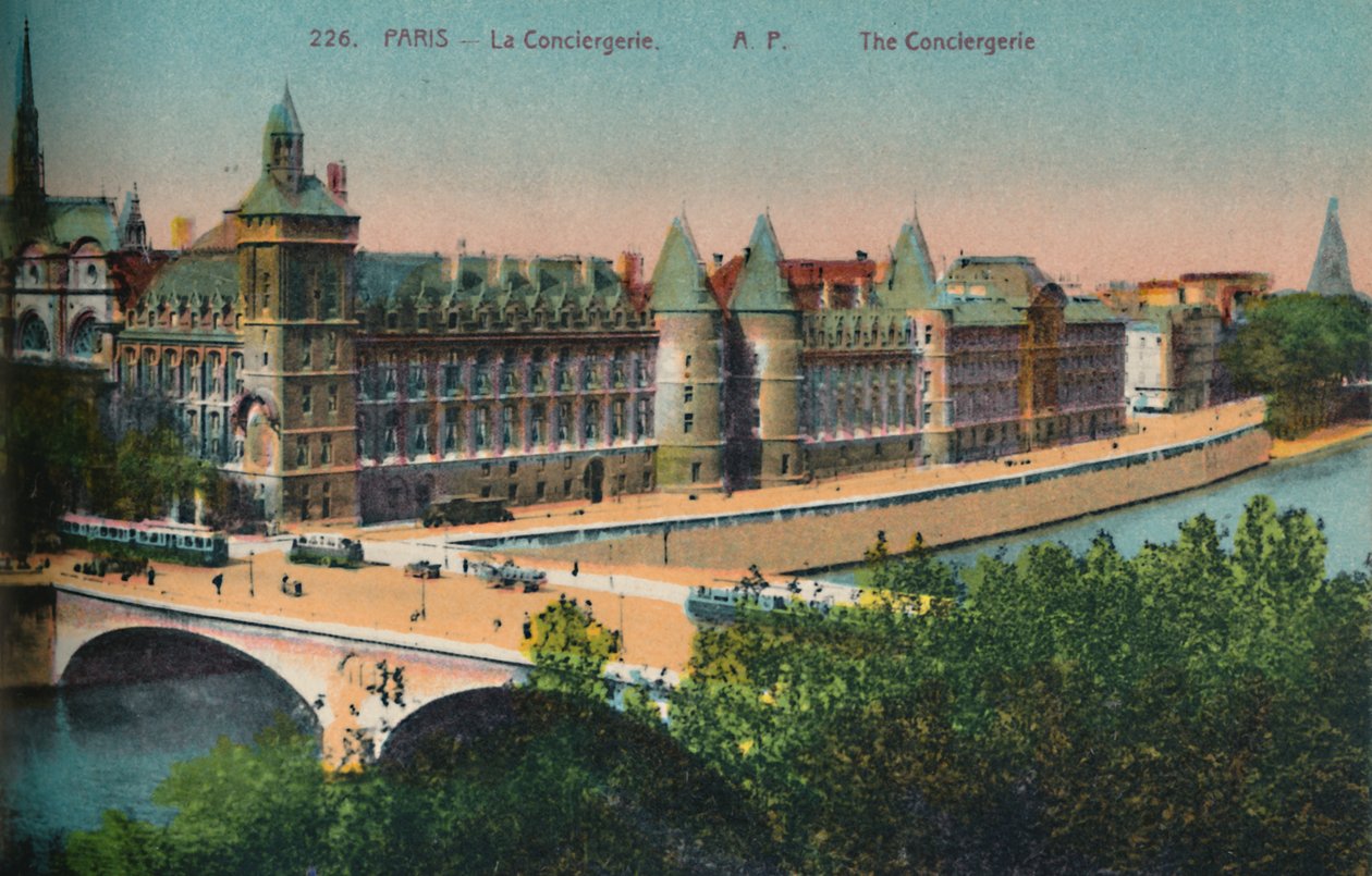 Die Conciergerie, Paris, ca. 1920 von Unbekannt