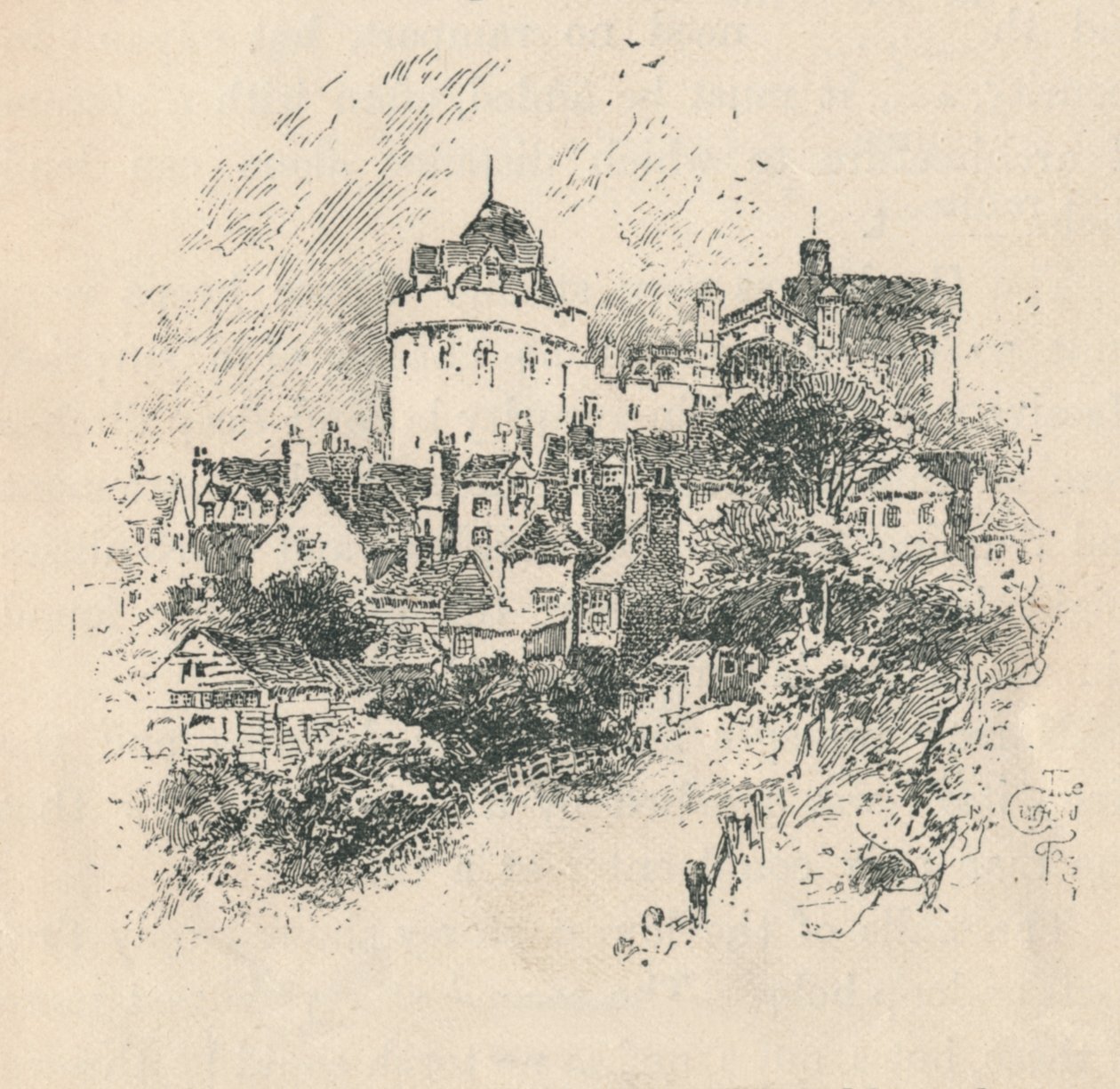 Der Glockenturm, 1895 von Unbekannt