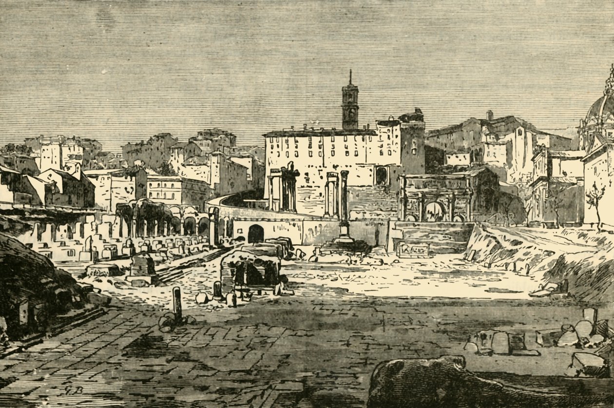 Das Forum in Rom, 1890 von Unbekannt