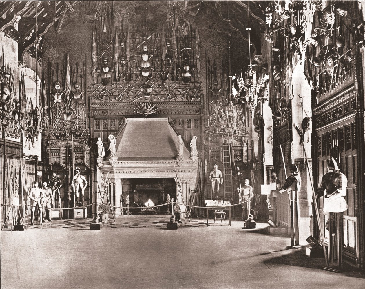 Die Große Halle, Edinburgh Castle, Edinburgh, Schottland, 1894 von Unbekannt