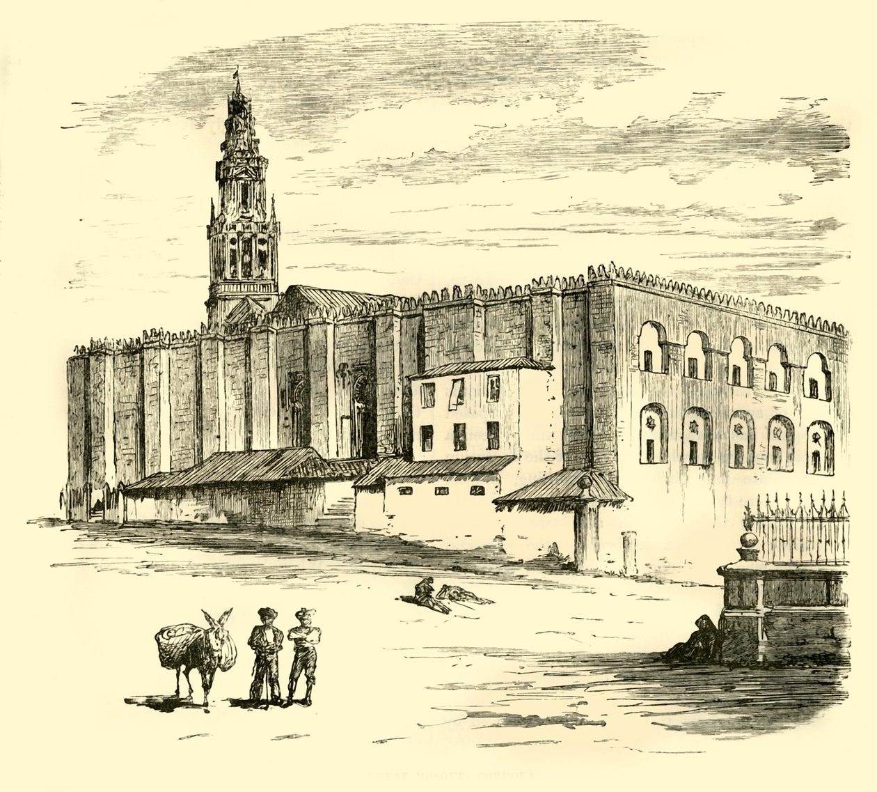 Die Große Moschee, Cordova von Unbekannt