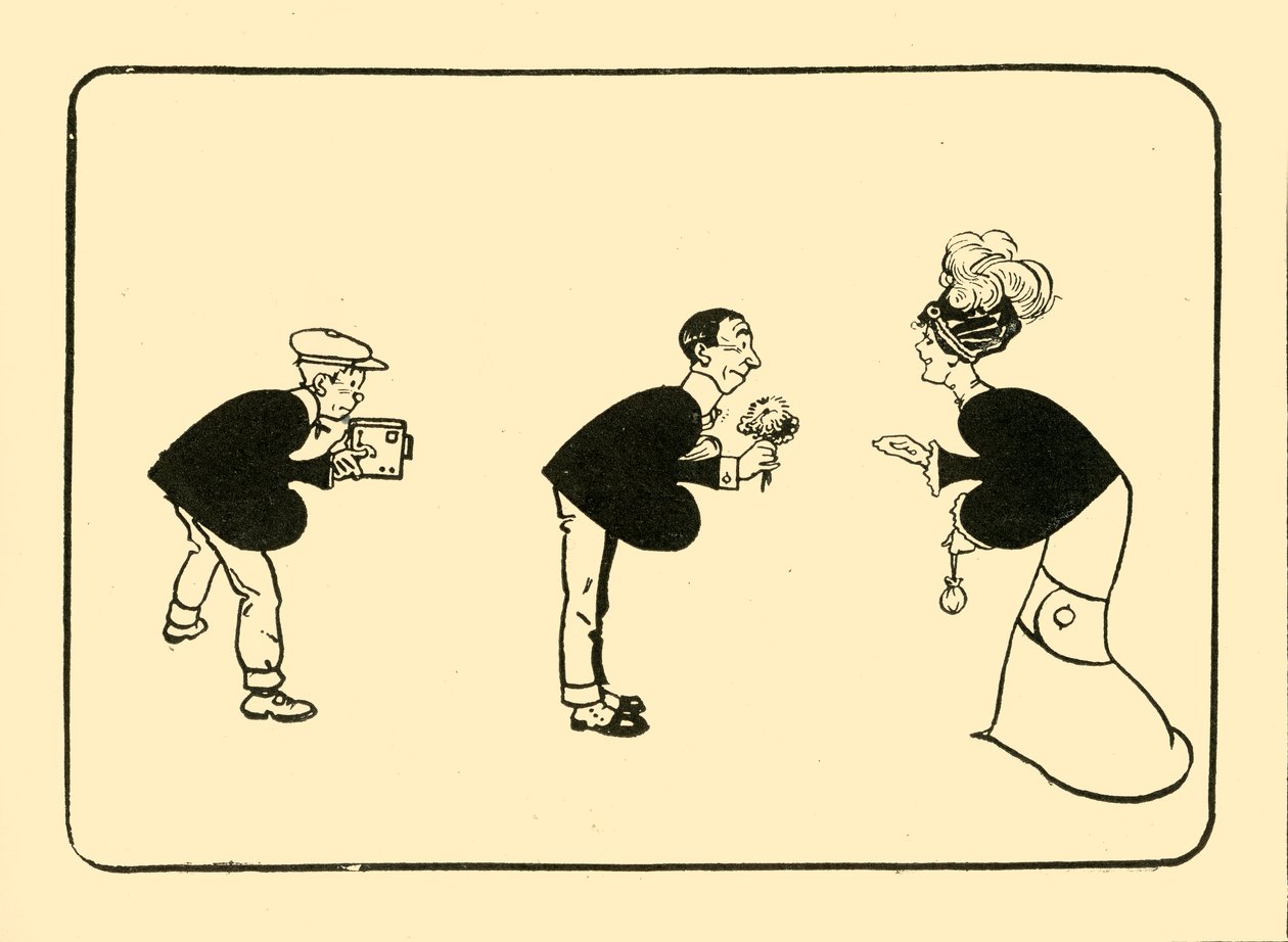 Die Begrüßung auf der drei Pik, 1910 von Unbekannt