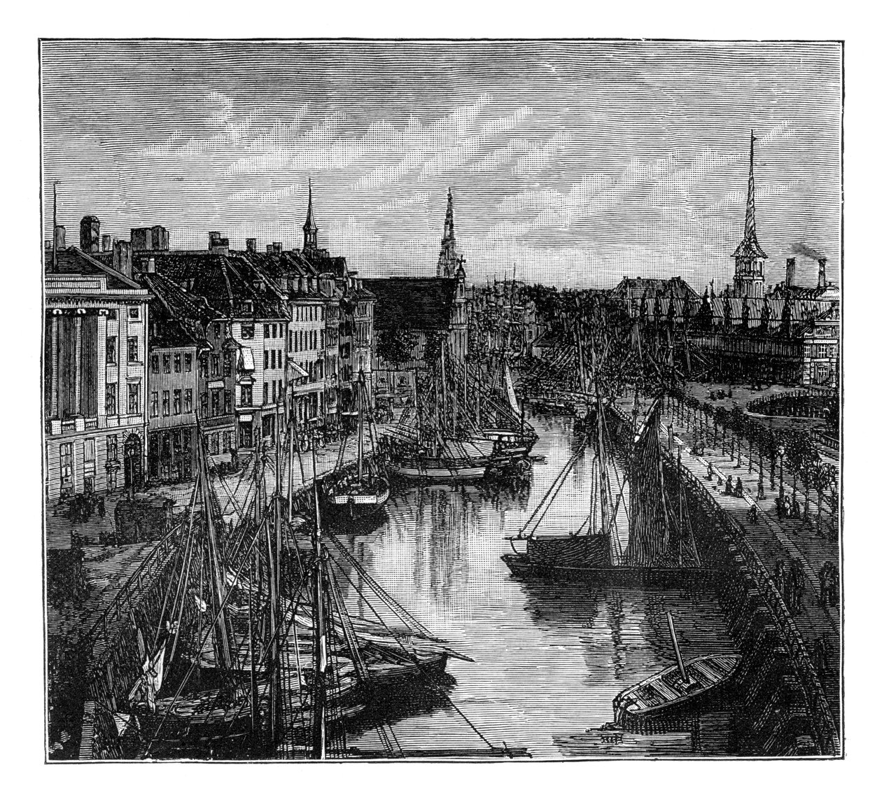 Der Hafen, Kopenhagen, Dänemark von Unbekannt