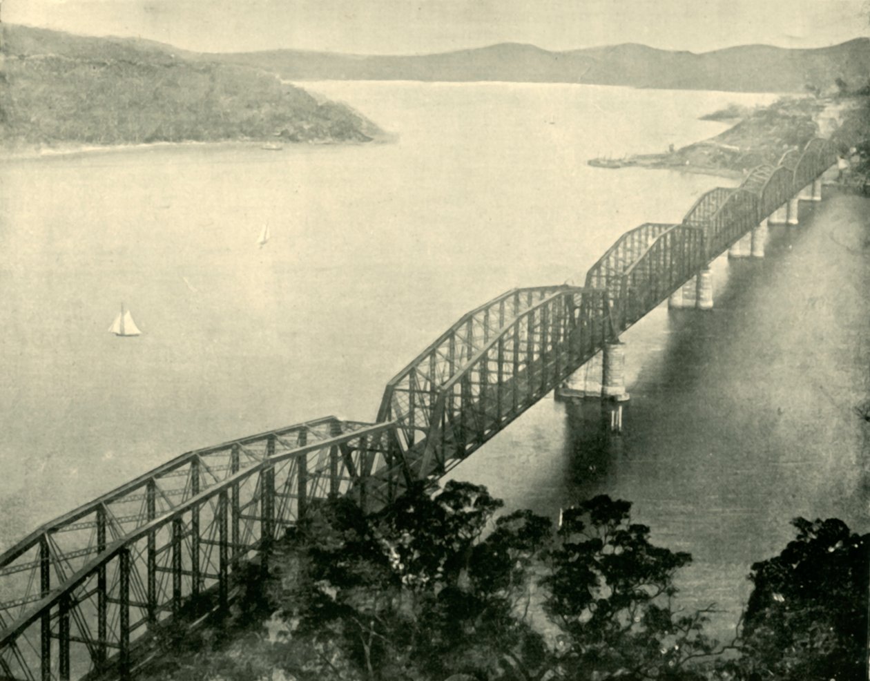 Die Hawkesbury-Brücke, New South Wales von Unbekannt