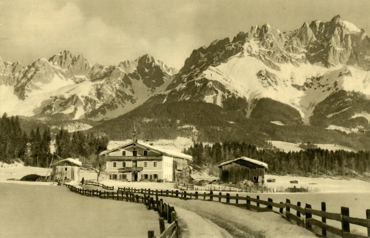 Die Kaisergebirge, Oberndorf, Tirol, Österreich, ca. 1935 von Unbekannt