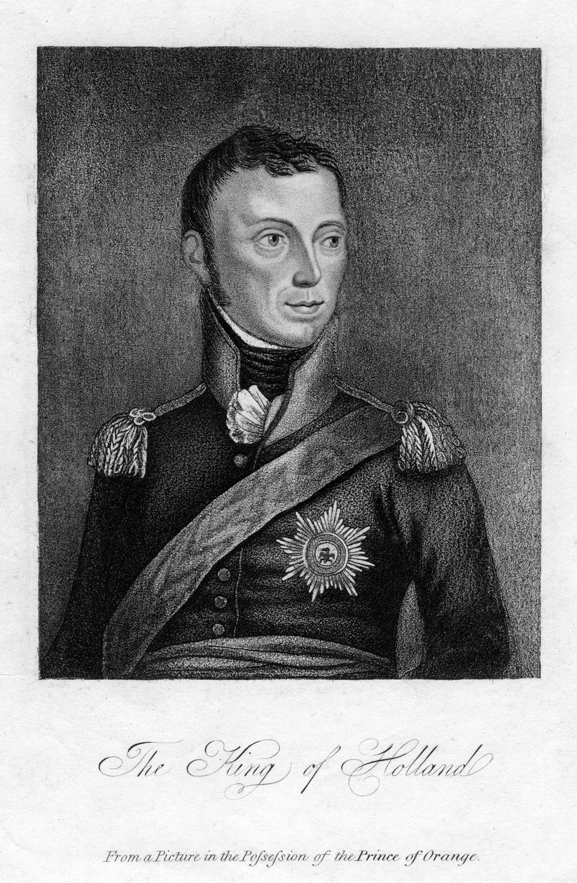 Der König von Holland, 19. Jahrhundert von Unbekannt