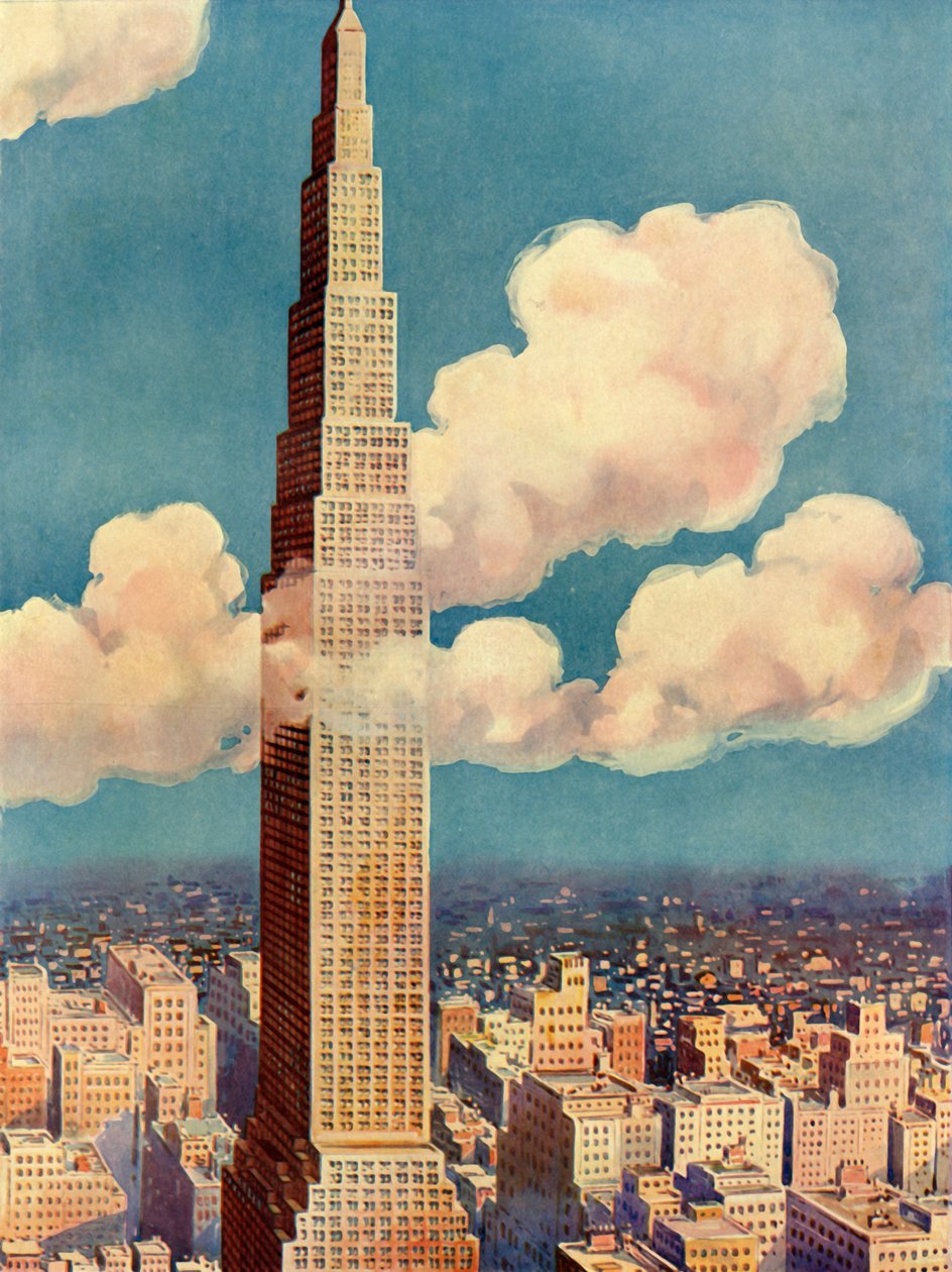 Der König der Wolkenkratzer - Larkin Tower, um 1930 von Unbekannt