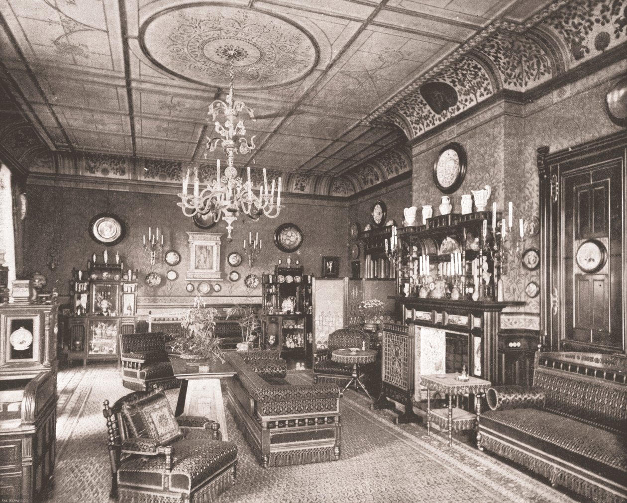 Das Morgenraum, Clarence House, London, 1894 von Unbekannt