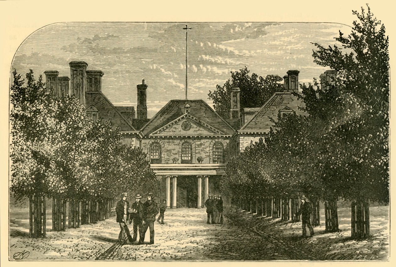 Das alte Haus, vom Hof, 1898 von Unbekannt