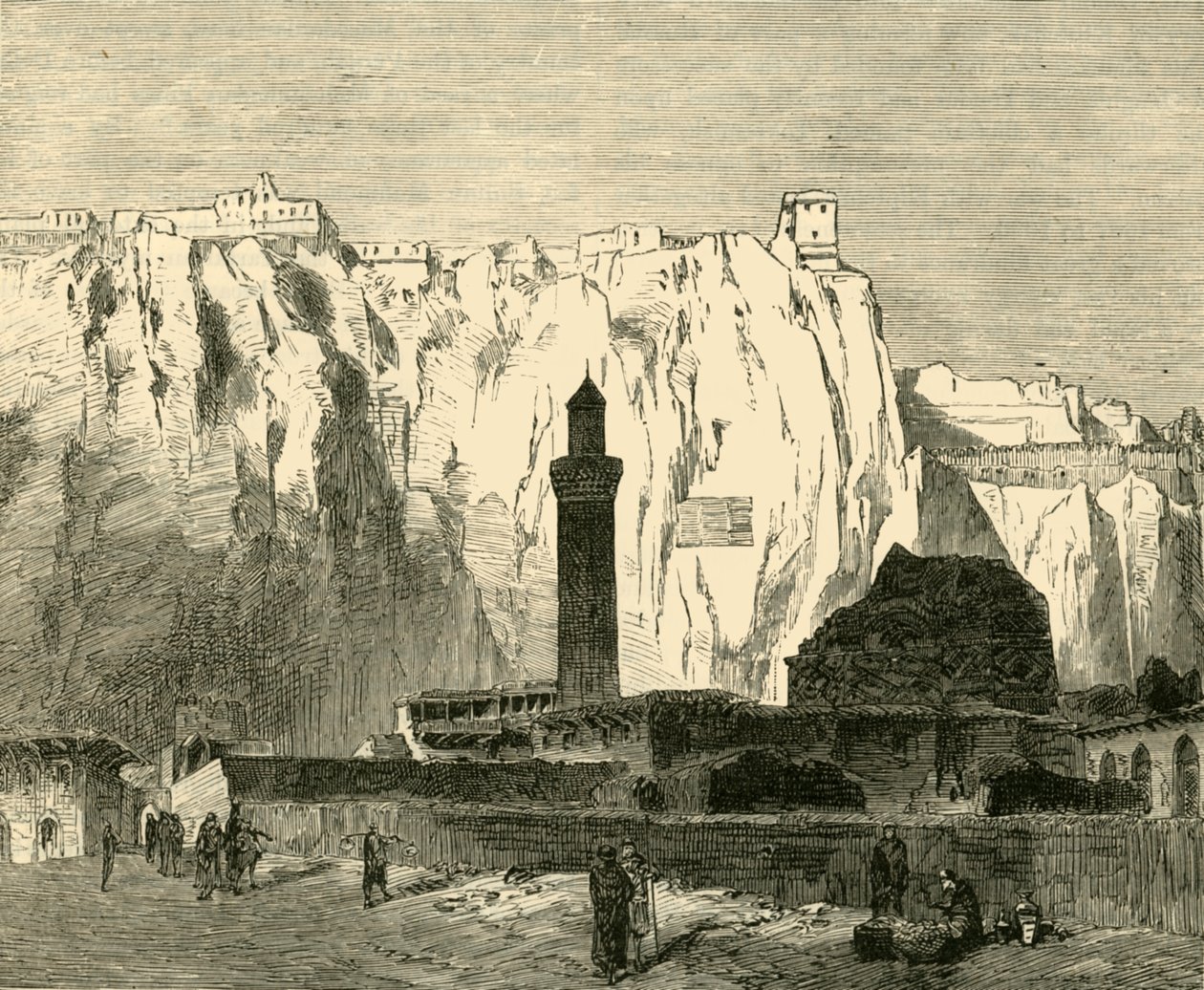 Der Felsen von Van, 1890 von Unbekannt