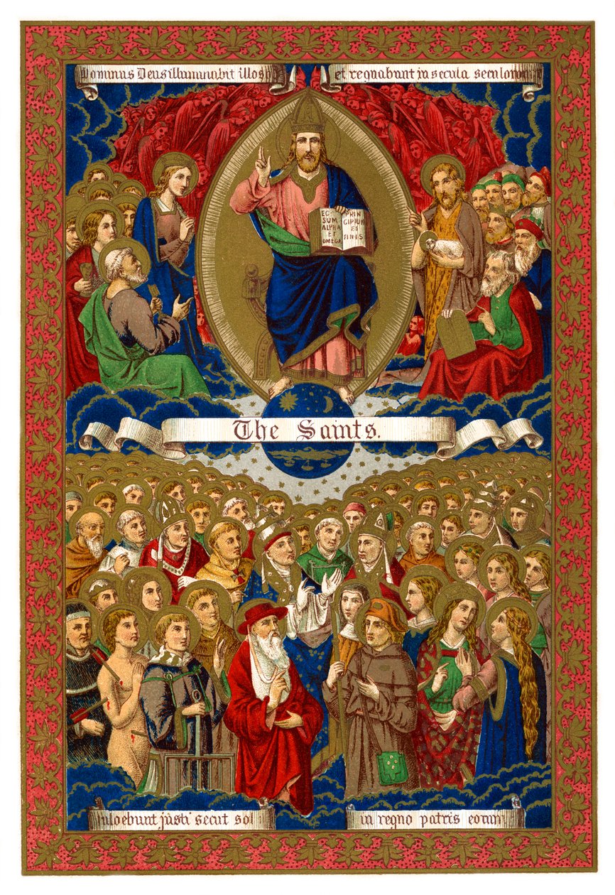 Die Heiligen, 1886 von Unbekannt