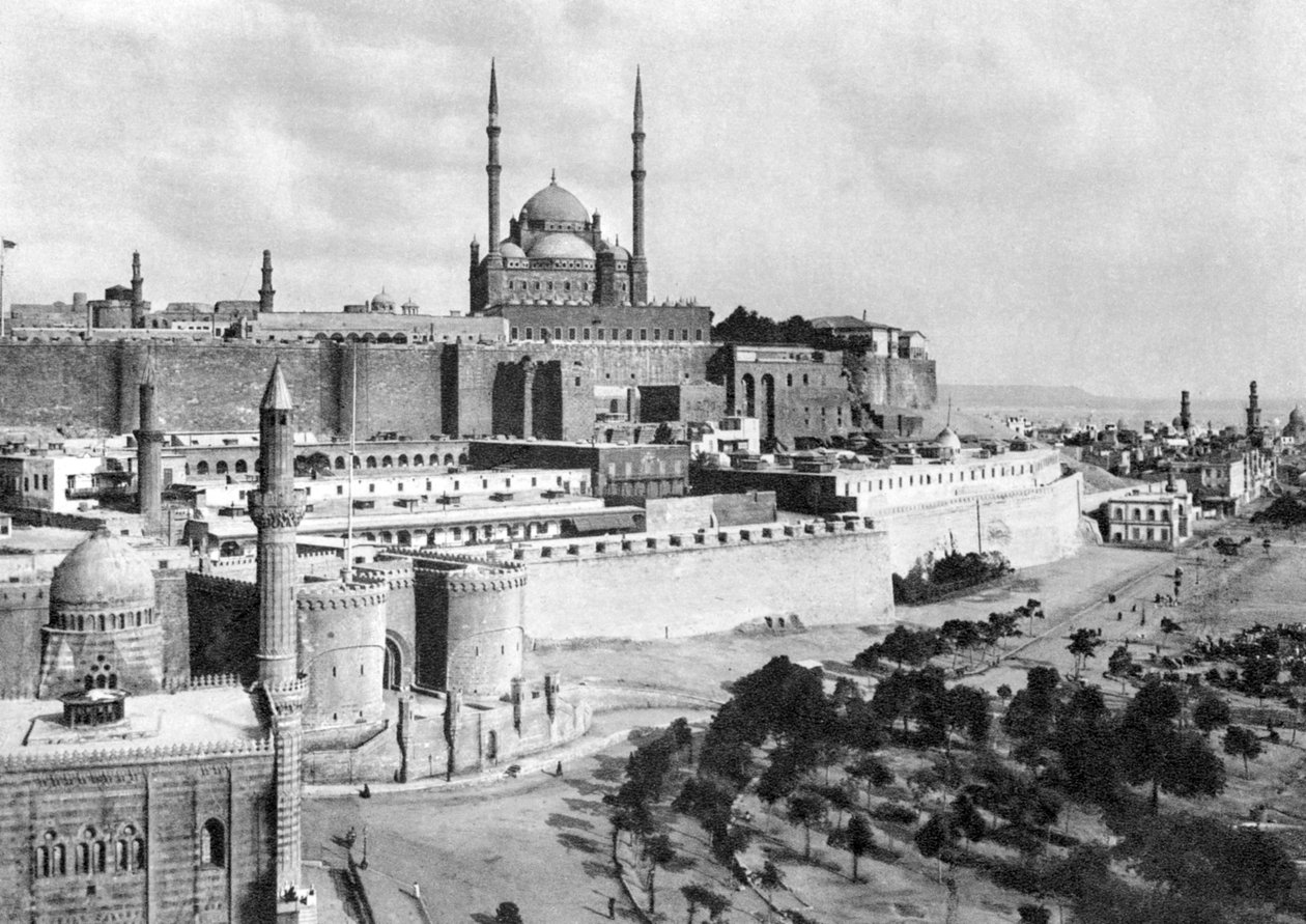 Die Zitadelle von Saladin, Kairo, Ägypten, um 1920er Jahre von Unbekannt