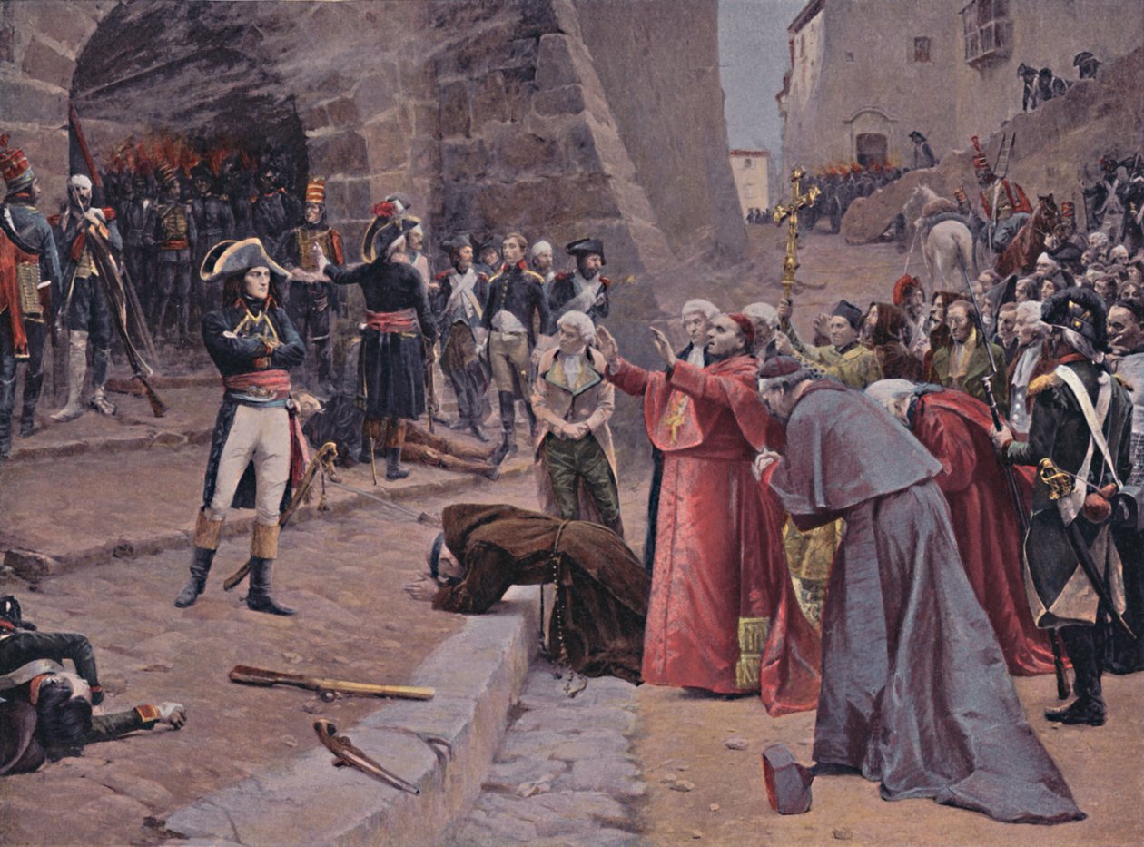 Die Belagerung von Pavia, 1796, 1896 von Unbekannt