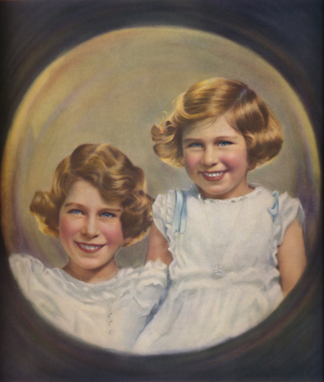 Die Schwesterprinzessinnen, ca. 1934, 1937 von Unbekannt