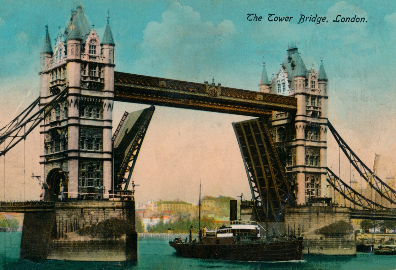 Die Tower Bridge, 1915, ca. 1900-1930 von Unbekannt