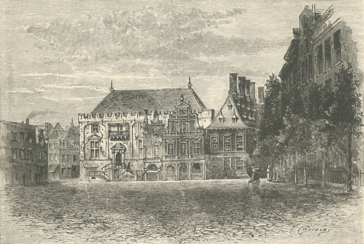 Das Rathaus, Haarlem, 1890 von Unbekannt