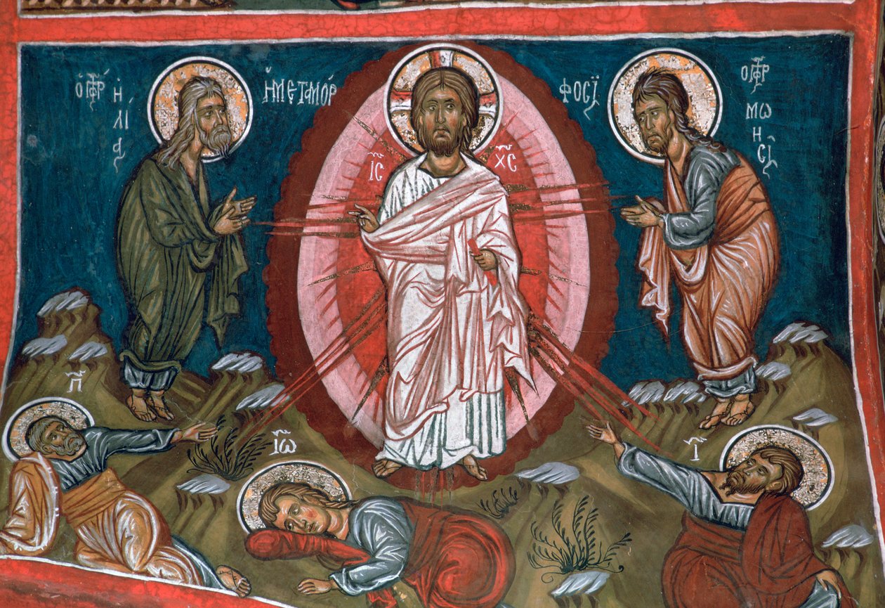 Die Verklärung Christi, 12. Jahrhundert von Unbekannt