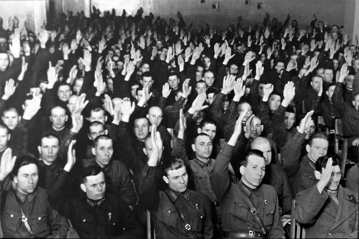 Der Prozess der Einundzwanzig, Moskau, UdSSR, 1938 von Unbekannt