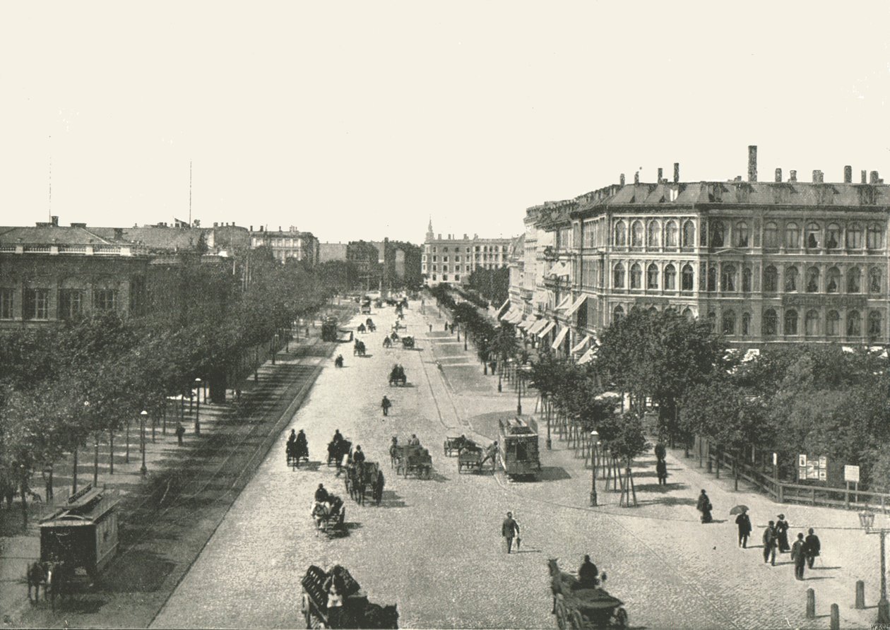 Die Vesterbrogade, Kopenhagen, Dänemark, 1895 von Unbekannt
