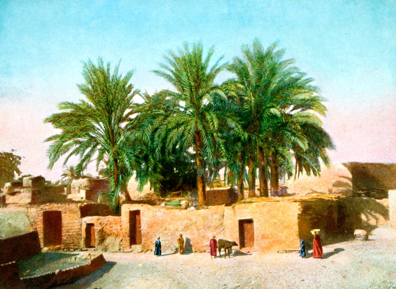 Das Dorf Karnak, Ägypten, 20. Jahrhundert von Unbekannt