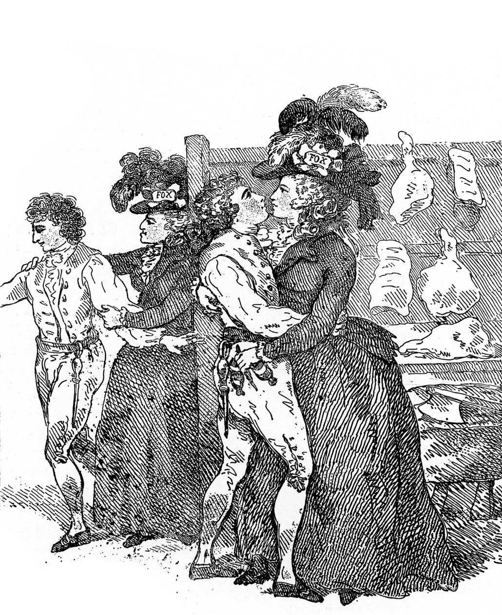 Die Westminster-Wahl, 1780er, um 1920 von Unbekannt