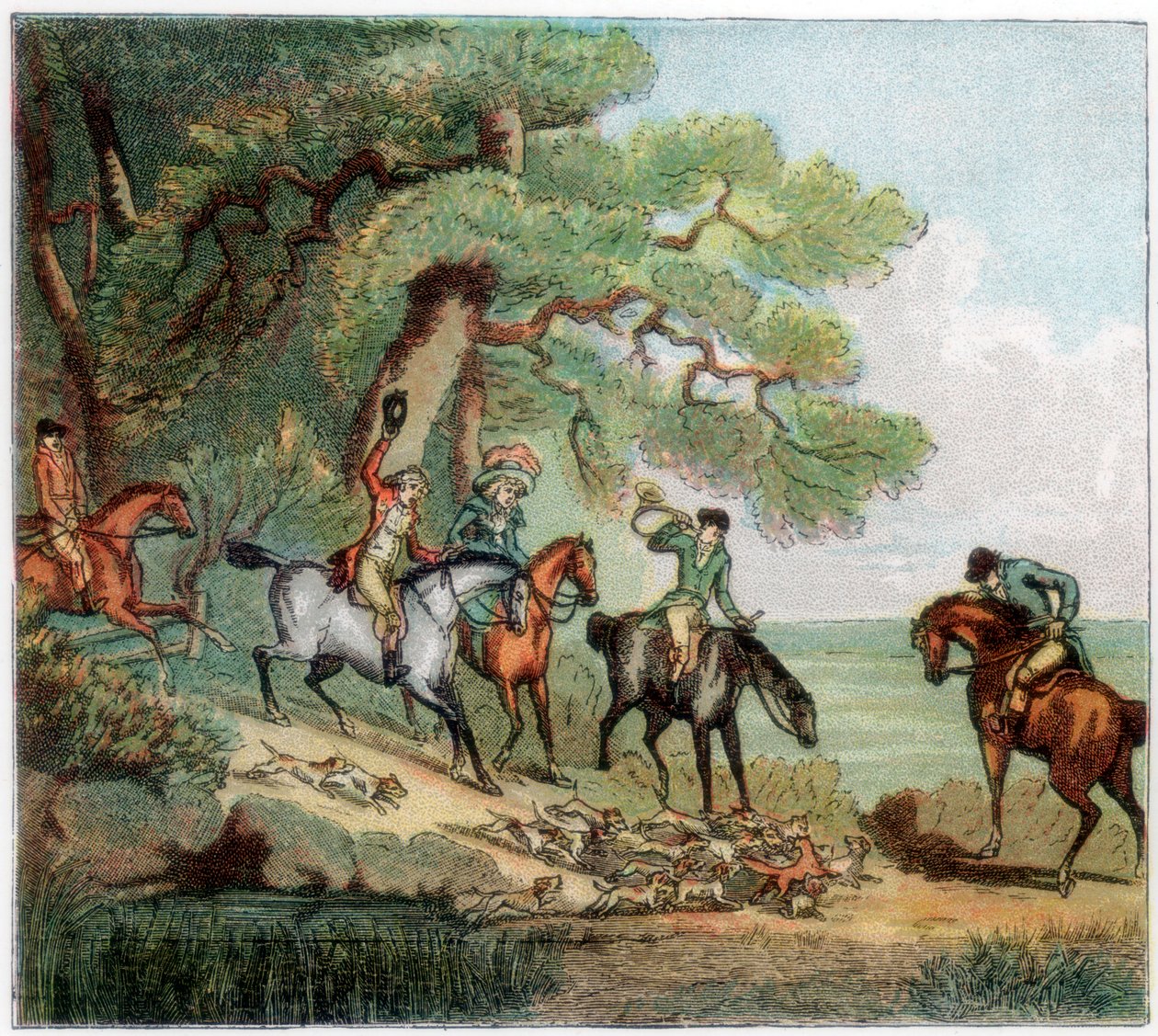 Die Jagd, Fuchsjagd von Unbekannt