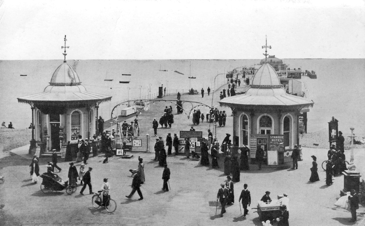 Der Pier, Worthing, West Sussex, um 1900-1920 von Unbekannt