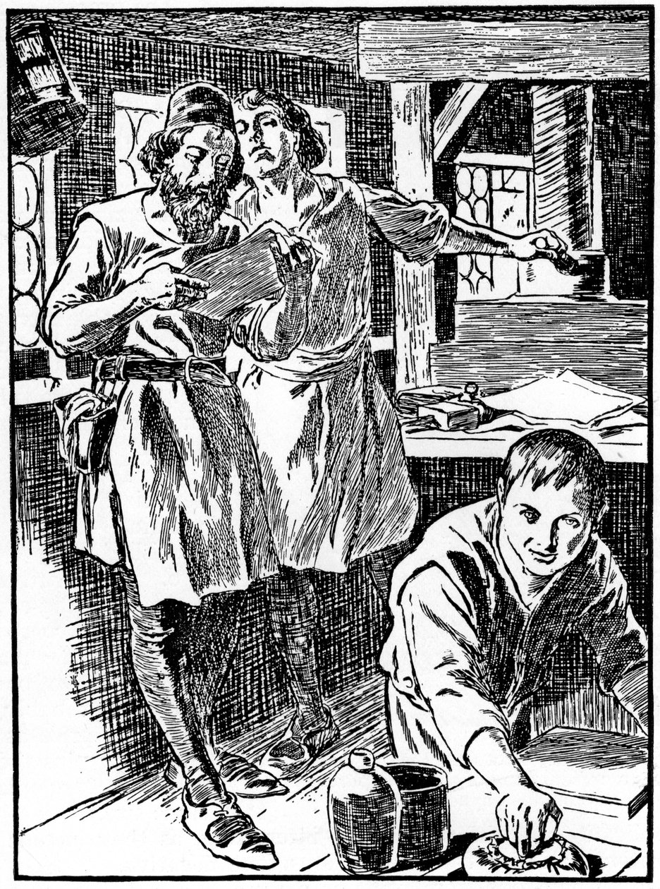 Der Druckprozess, 1908-1909 von Unbekannt