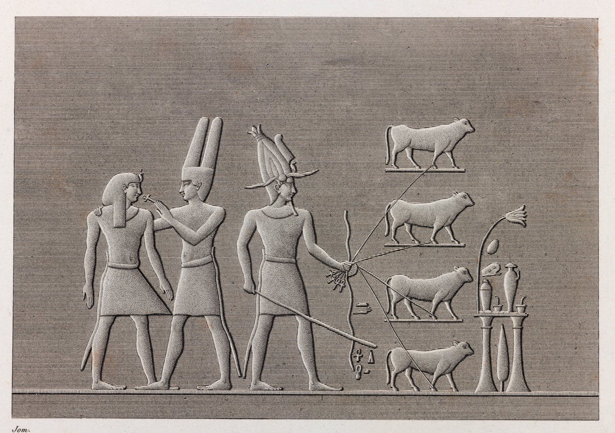 Theben, Luxor (Nahaufnahme) von Unbekannt