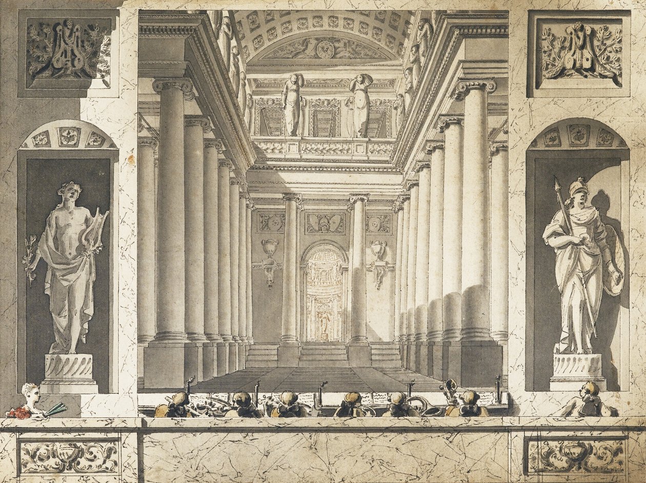 Théâtre des Tuileries, 1788 von Unbekannt