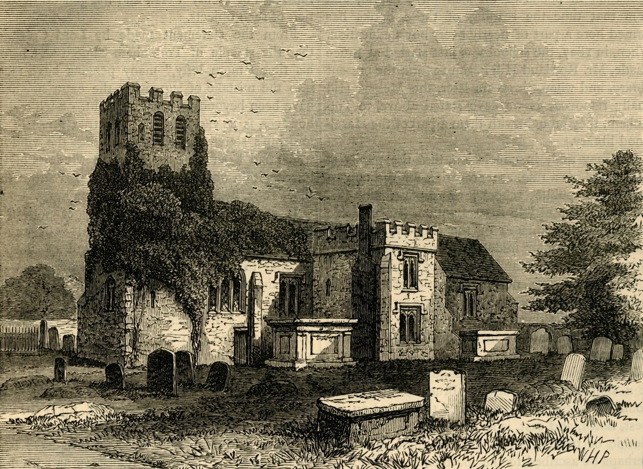 Tottenham Kirche, ca. 1876 von Unbekannt