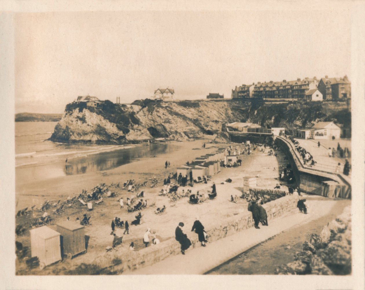 Towan Beach - Newquay, 1927 von Unbekannt