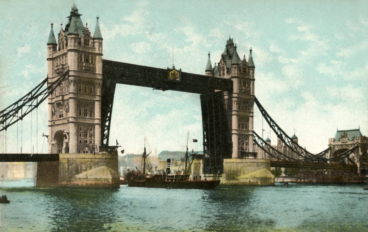Tower Bridge, London, 1906 von Unbekannt