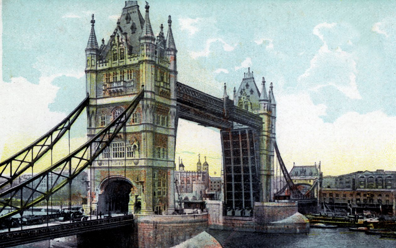 Tower Bridge, London, 20. Jahrhundert von Unbekannt
