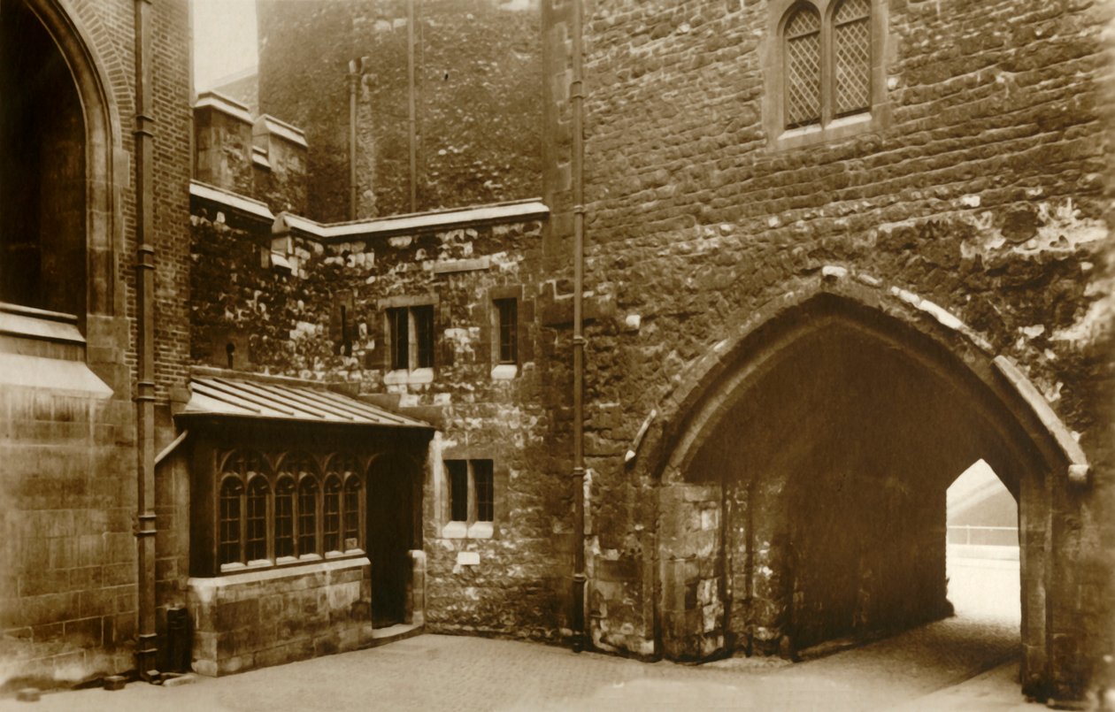 Tower of London. Der Wakefield Tower, um 1910 von Unbekannt
